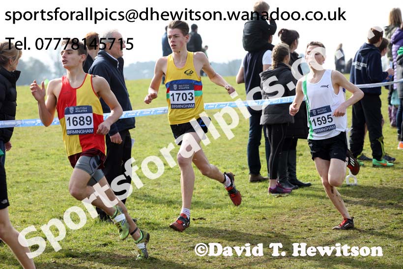 Boys under-15s 2016 Inter Counties Cross Country Champs. and Cross Challenge Final, Cofton Park, Birmingham. Photo: David T. Hewitson/Sports for All Pics